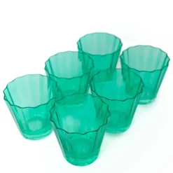West Elm Estelle Colored Glass Sunday Lowball Glass Sets