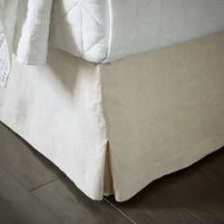 West Elm European Flax Linen Bed Skirt