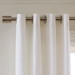 West Elm European Flax Linen Blackout Grommet Curtain