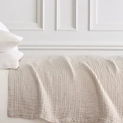 West Elm European Flax Linen Blanket