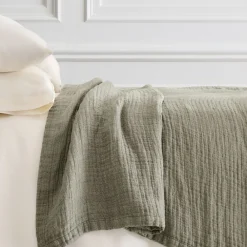 West Elm European Flax Linen Blanket