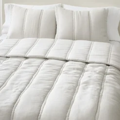 West Elm European Flax Linen Comforter & Shams
