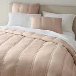 West Elm European Flax Linen Comforter & Shams