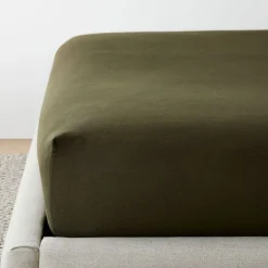 West Elm European Flax Linen Fitted Sheet