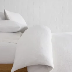 West Elm European Flax Linen Mini Waffle &