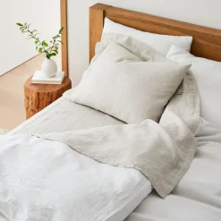 West Elm European Flax Linen Travel Sheet Set