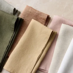 West Elm European Linen 20" x 20" Napkin Set