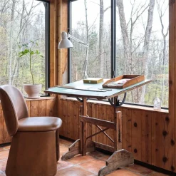West Elm Evie Leather Dining Chair