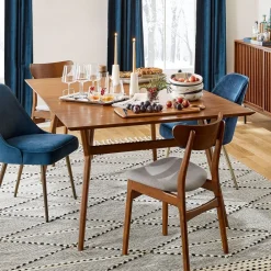 West Elm Extra Deep Mid-Century Extendable Dining Table (72") - ADA