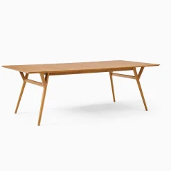 West Elm Extra Deep Mid-Century Extendable Dining Table (72") - ADA