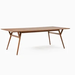 West Elm Extra Deep Mid-Century Extendable Dining Table (72"–92") - Acorn