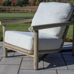 West Elm Fairbourne Teak Outdoor Lounge Chair