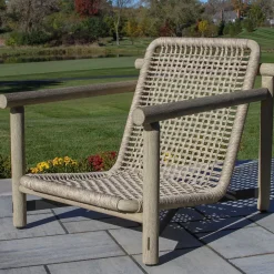 West Elm Fairbourne Teak Outdoor Lounge Chair