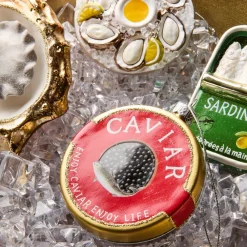 West Elm Fancy Food Glass Ornaments