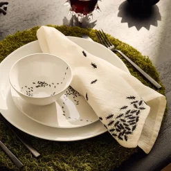 West Elm Faux Moss Charger
