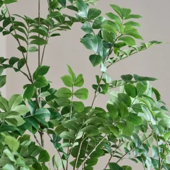 West Elm Faux Potted Green Leaf Tree