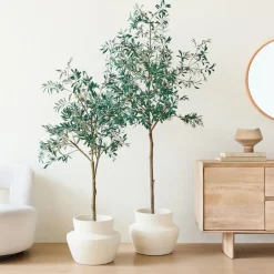 West Elm Faux Potted Olive Tree