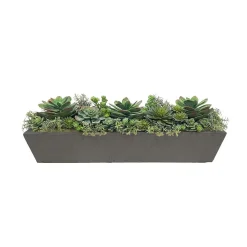 West Elm Faux Potted Succulents w/ Planter