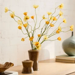 West Elm Faux Yellow Poppy Bundle