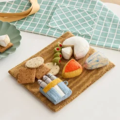Kids West Elm Felt Charcuterie Cheese Board Set