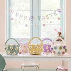 West Elm Felt Daisy Easter Baskets