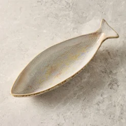 West Elm Fish Stoneware Dip Bowls (Set of 4)