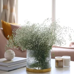 West Elm Fleck Fluted Glass Vase