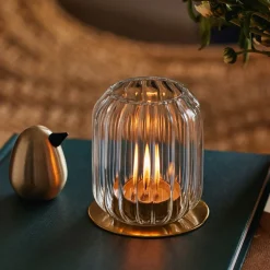 West Elm Fleck Kira Glass Lantern
