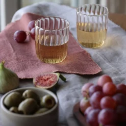 West Elm Fleck Kira Glass Tumblers (Set of 4)