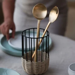 West Elm Fleck Loop Salad Servers