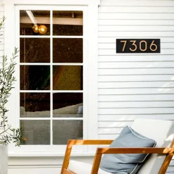 West Elm Floating Horizontal Number Sign