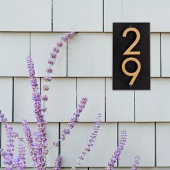West Elm Floating Vertical Number Sign