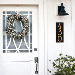 West Elm Floating Vertical Number Sign
