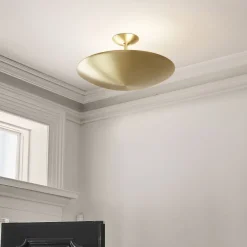 West Elm Florent Metal Flush Mount (18")