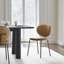 West Elm Flynn Leather Dining Chair