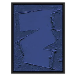 West Elm Free Form in Deep Blue Framed Wall Art by The Holly Collective