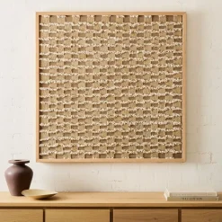 West Elm Fringed Wall Art