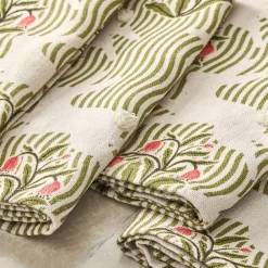 West Elm Frolic Bunny Napkin Sets