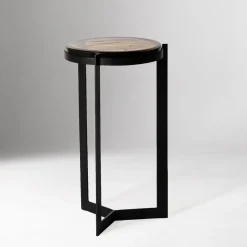 West Elm Gavrin Cast Glass Side Table (20")