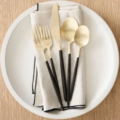 West Elm Gaze Satin Stainless Steel Flatware Sets