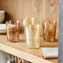 West Elm Gems Tall Drinking Glasses (Set of 4)