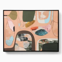 West Elm Gemstones Abstracted Wall Art
