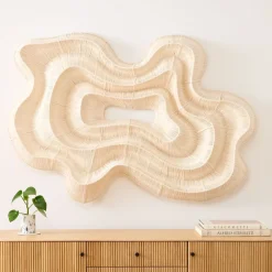 West Elm Geode Fiber Dimensional Wall Art