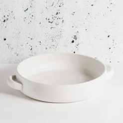 West Elm Gharyan Stoneware Large Serving Platter w/ Handles