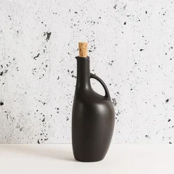 West Elm Gharyan Stoneware Olive Oil Bottle Canard
