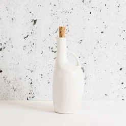 West Elm Gharyan Stoneware Olive Oil Bottle Canard