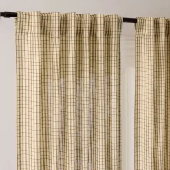 West Elm Gingham Curtain