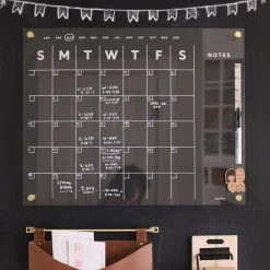 West Elm Girl Friday Acrylic Calendar - Side Notes