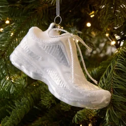 West Elm Glass Sneaker Ornament