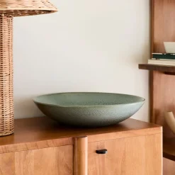 West Elm Glazed Ceramic Centerpiece Bowl